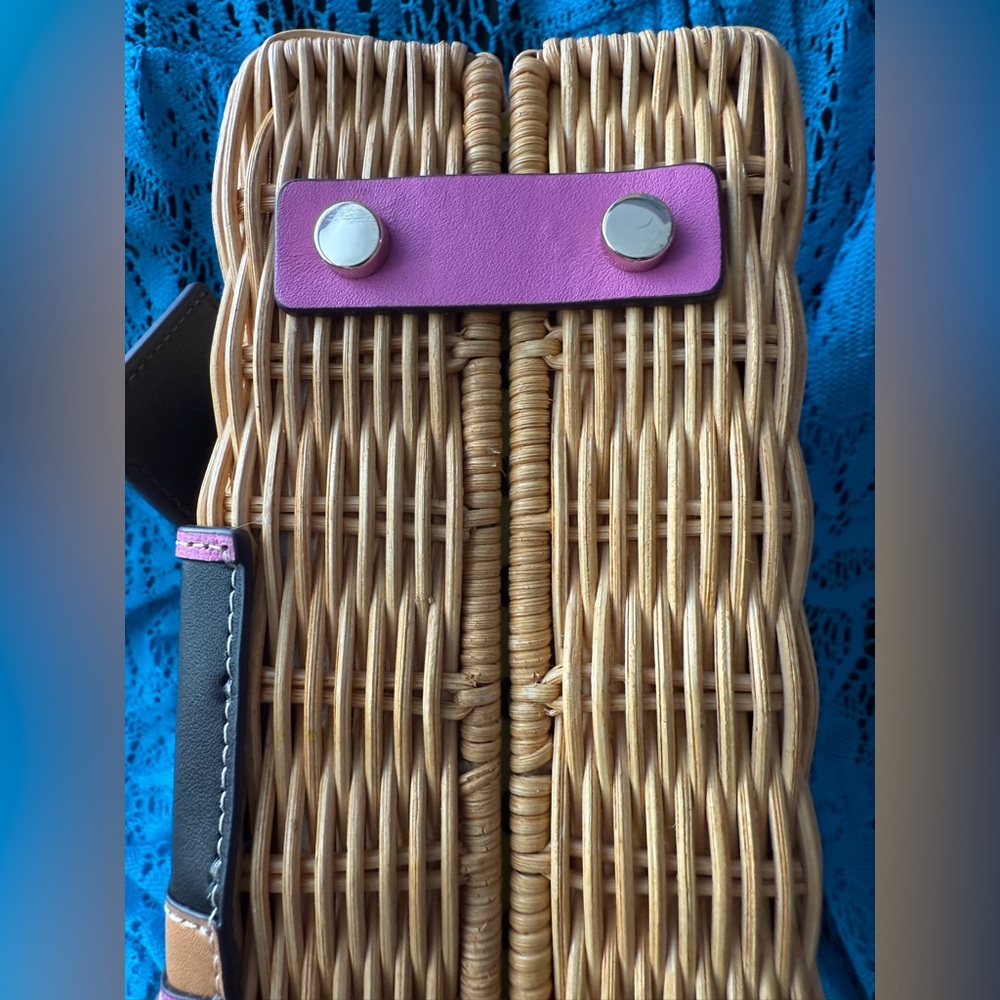 Kate Spade Tee Time Wicker 3D Windmill Bag - Picture 15 of 16